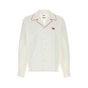 Bode Men White Poplin Shirt